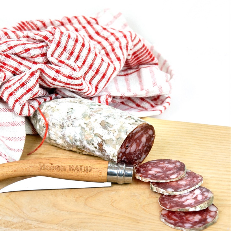 Saucisson pur porc artisanal– Viandes des Prés