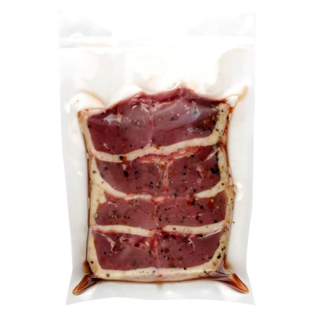 Cotelettes de canard frais assaisonnées au sel de Guérande (par 4)- Passion du Terroir
