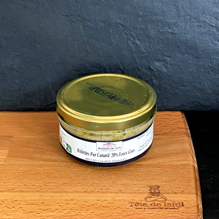 Rillons de canard 20% foie gras - Maison du Luy
