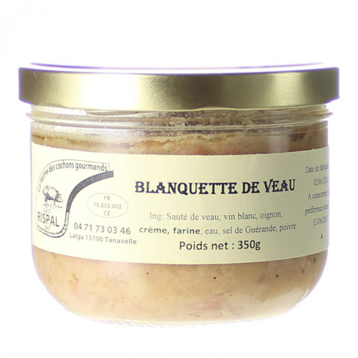 BLANQUETTE DE VEAU 350G - LA FERME DES COCHONS GOURMANDS