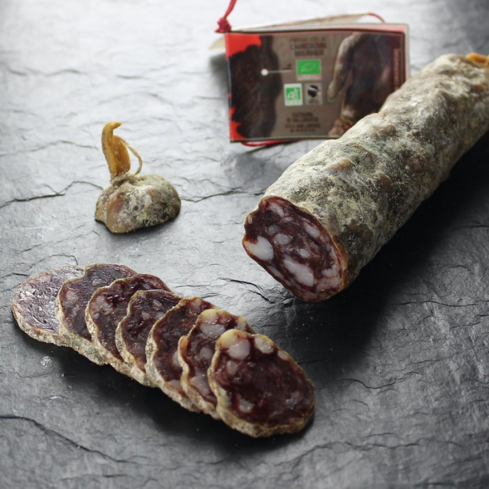 Achat de Saucisson Sec Bio Corse en ligne, Charcuterie jp VINCENSINI.